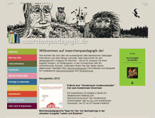 Tablet Screenshot of maerchenpaedagogik.de